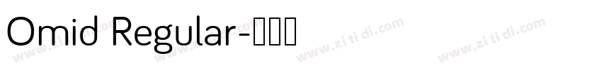 Omid Regular字体转换